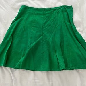 Zara skirt green, size small in women’s!